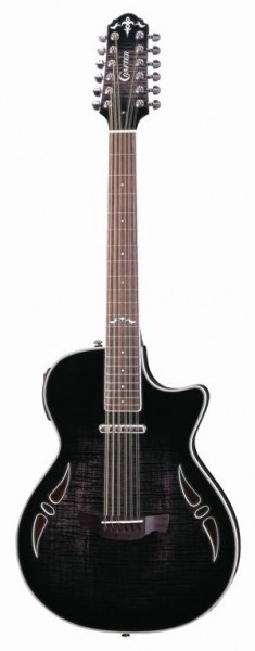 Фото 12-ти струнная электроакустическая гитара CRAFTER SA-12 TMBK