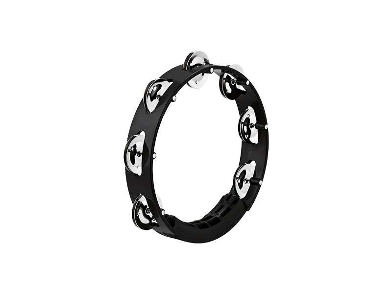 Фото HTT8BK Headliner Тамбурин 8", 1 ряд бубенцов, черный, Meinl