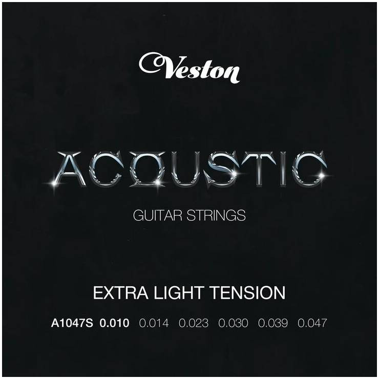 Фото Струны для акустической гитары VESTON A1047 S