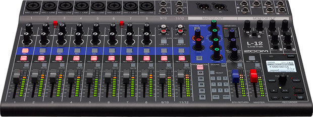 Фото Цифровой микшерный пульт Zoom L-12 LiveTrak