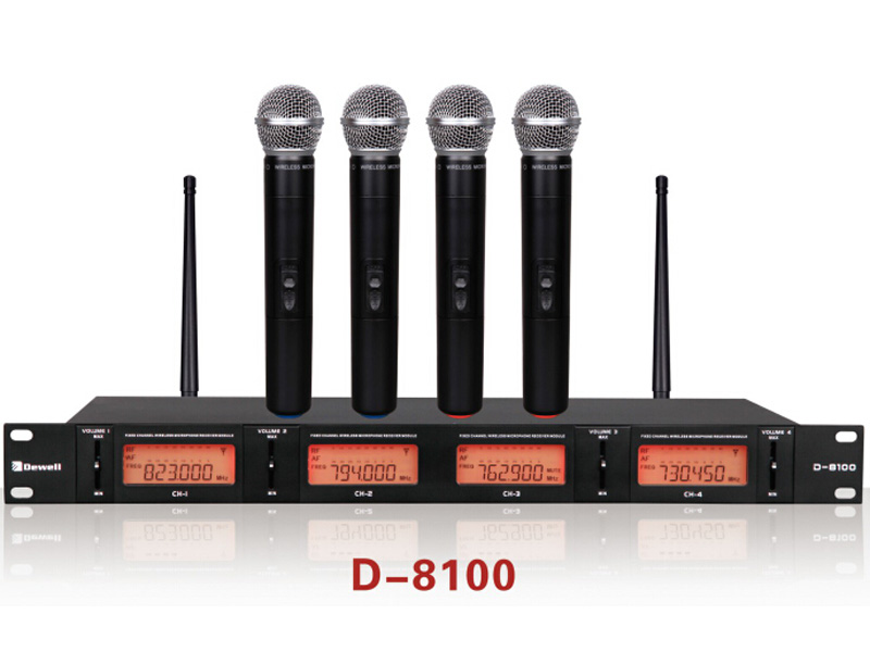 Фото Dewell D-8100 4-ех канальная радиосистема