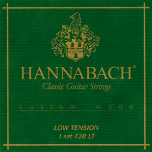 Фото Комплект струн Hannabach 728LT Custom Made Green