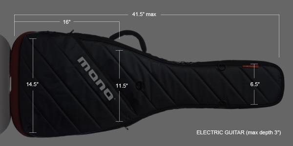 Фото Mono M80-VHB-BLK  Чехол VERTIGO для полуакустической гитары