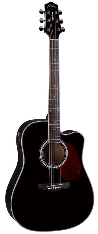 Фото Акустическая гитара Naranda DG220CEBK
