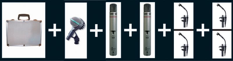 Фото Комплект микрофонов AKG Drum-Set `Big` II