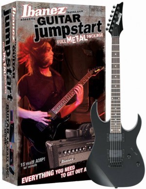 Фото IBANEZ GRG121EXJU BLACK NIGHT NEW JUMPSTART PACKAGE