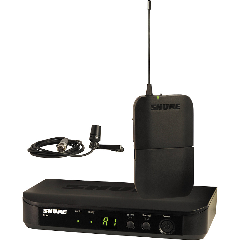 Фото SHURE BLX14E/CVL радиосистема c петличным микрофоном CVL