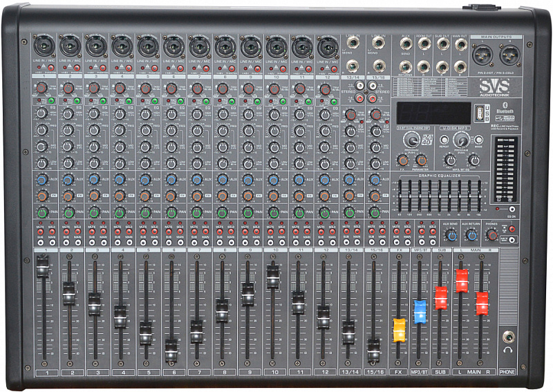 Фото Микшерный пульт SVS Audiotechnik AM-16