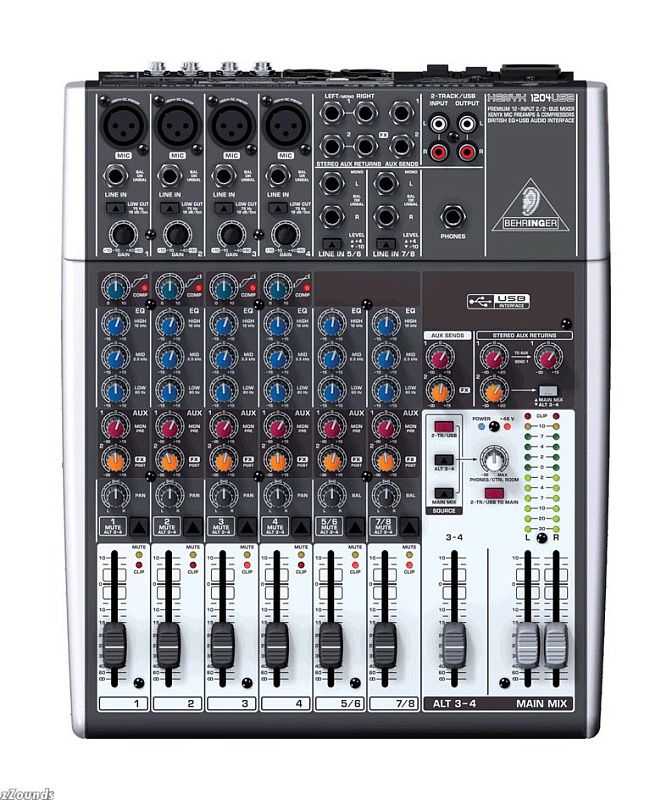 Фото Микшерный пульт Behringer Xenyx 1204USB