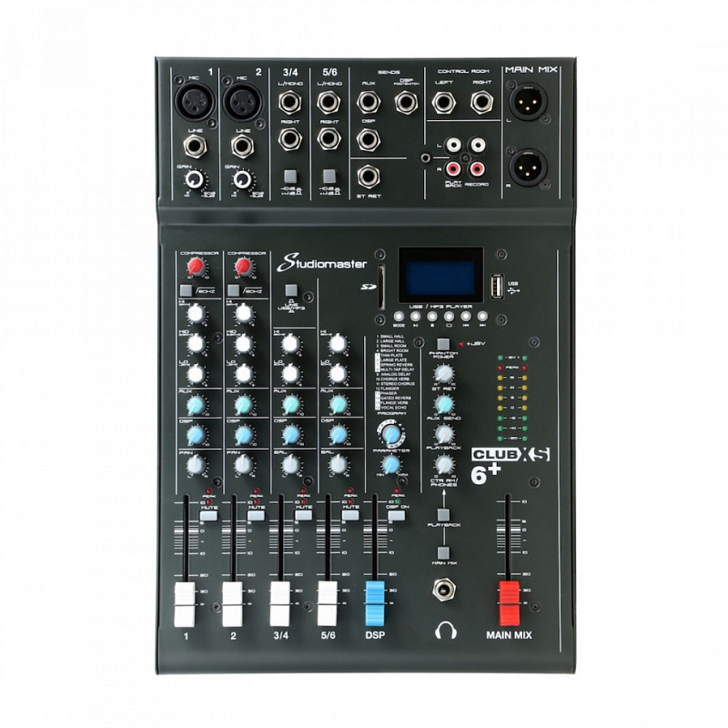 Фото Микшерный пульт STUDIOMASTER CLUB XS6 +