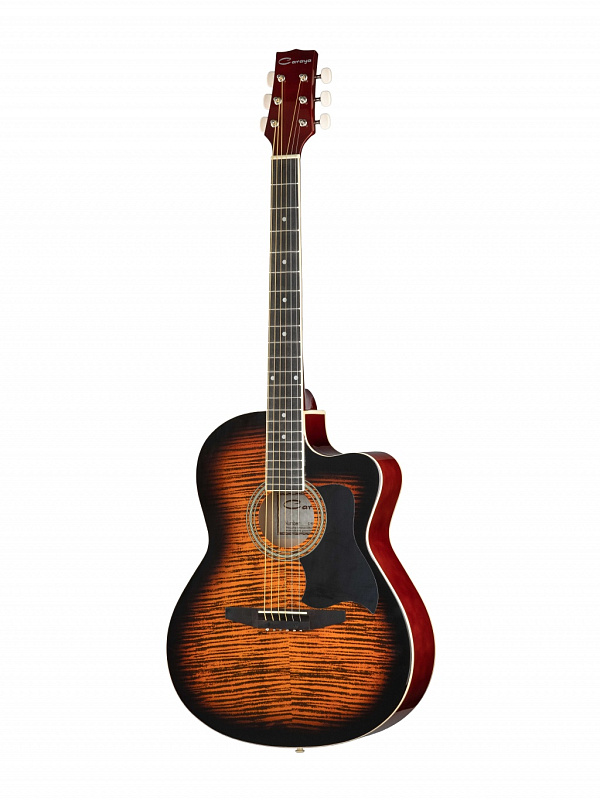 Фото Акустическая гитара, с вырезом, санберст Caraya C901T-BS