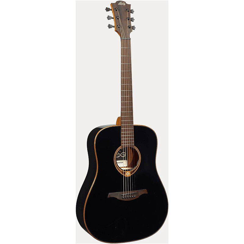 Фото LAG T-118D BLK - Гитара акустическая Лаг