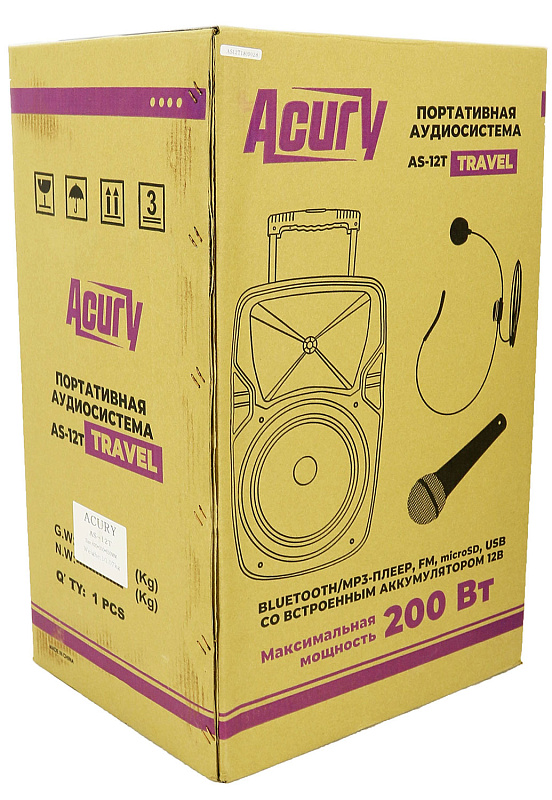 Фото Активная акустическая система Acury AS-12T
