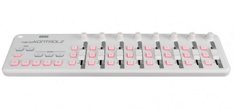 Фото Портативный USB-MIDI-контроллер, цвет белый KORG NANOKONTROL2-WH