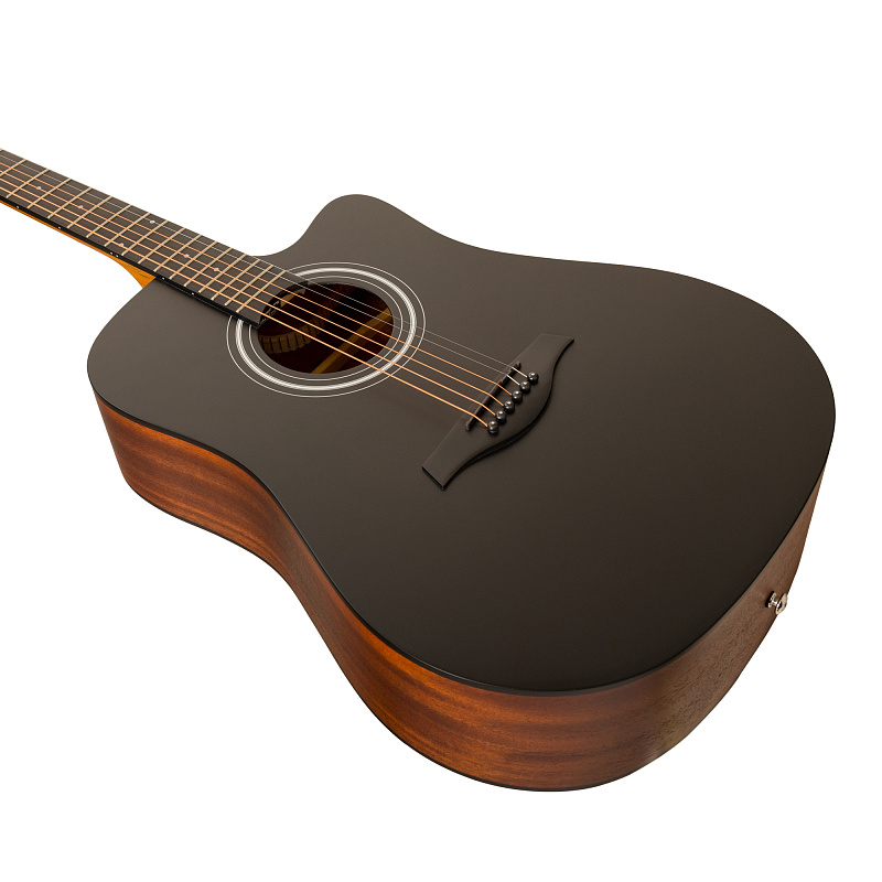 Фото Акустическая гитара ROCKDALE Aurora D3 Satin C BK