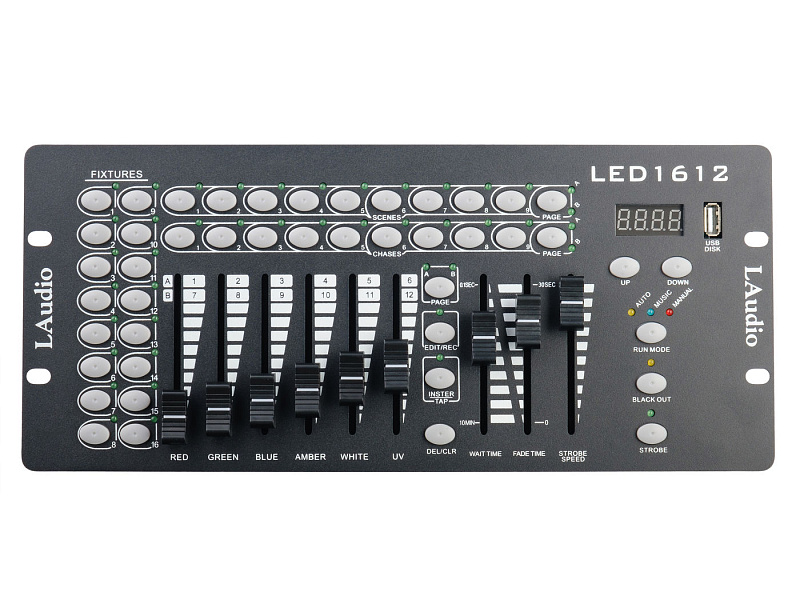 Фото DMX Контроллер LAudio DMX-LED-1612