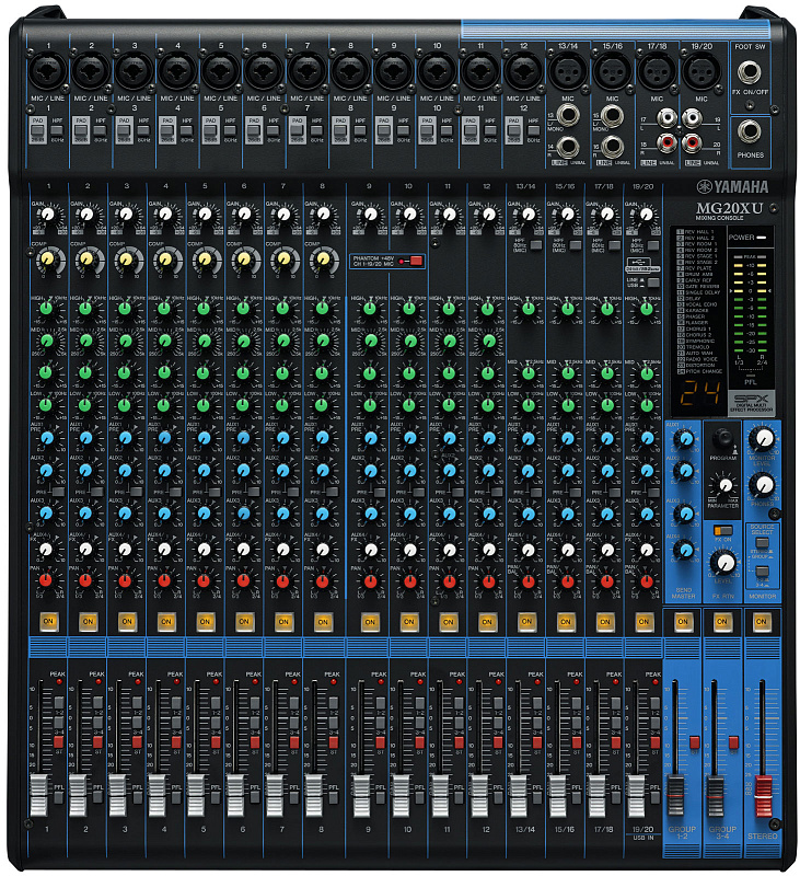 Фото Микшерный пульт Yamaha MG20XU