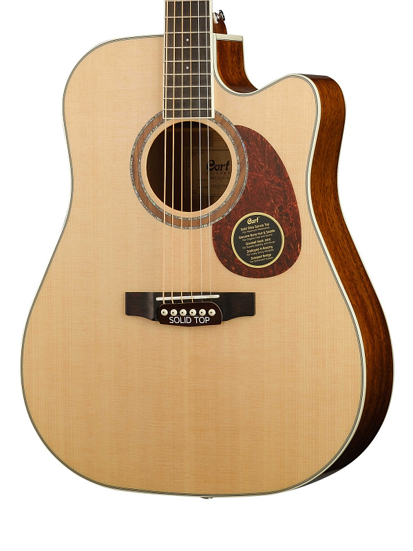 Фото MR730FX-NAT MR Series Электро-акустическая гитара, цвет натуральный, Cort