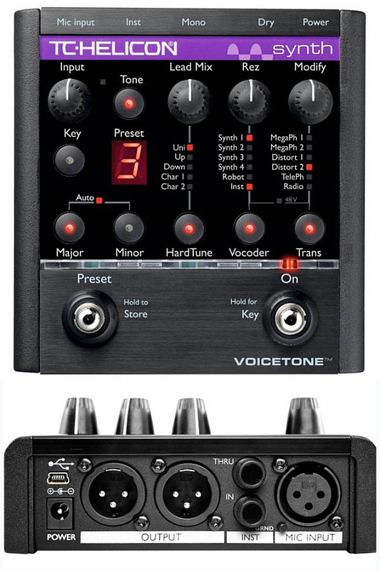 Фото Педаль эффектов TC Helicon VoiceTone Synth