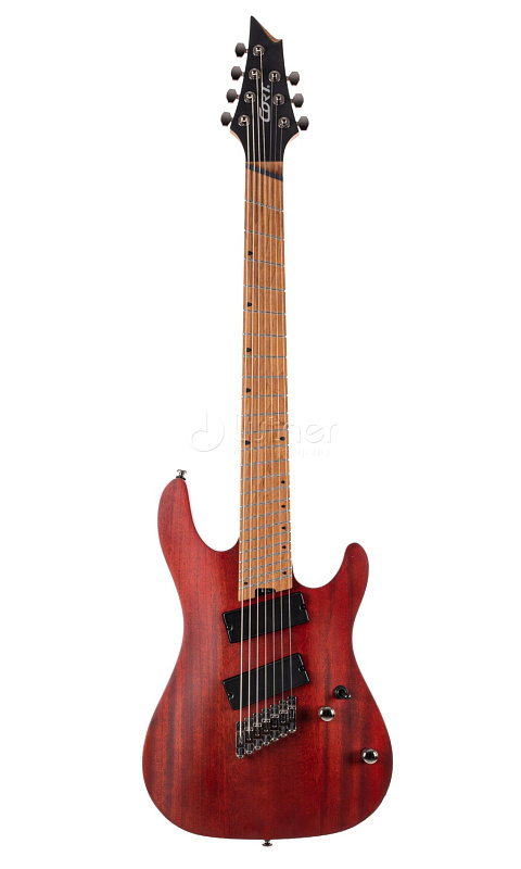 Фото KX307MS-OPM KX Series Электрогитара 7-струнная, мультимензурная, цвет натуральный, Cort