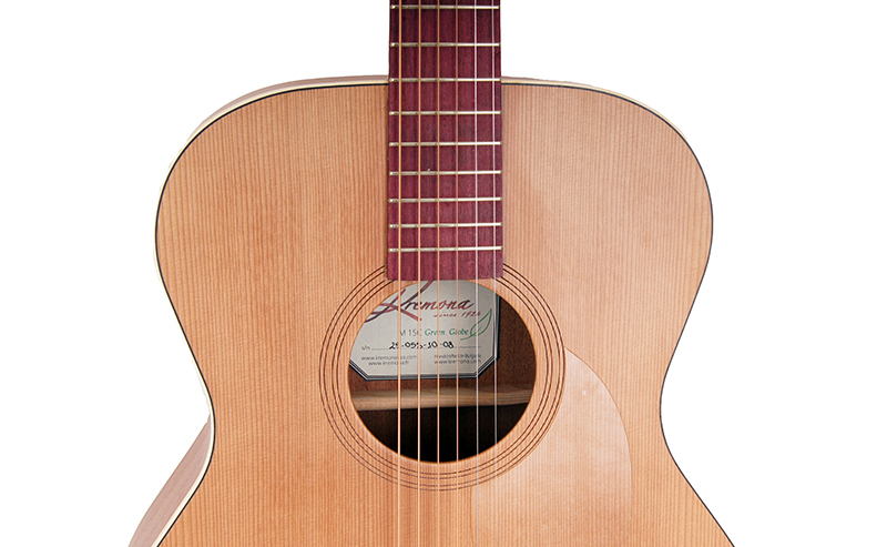Акустическая гитара Kremona M15C-GG Steel String Series Green Globe в магазине Music-Hummer