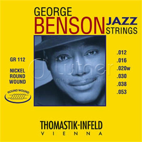 Комплект струн Thomastik GR112 George Benson Jazz для акустической гитары в магазине Music-Hummer