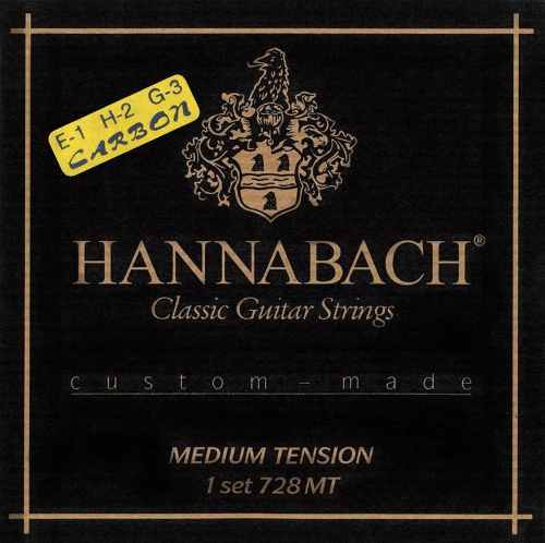 Комплект струн Hannabach 728MTC CARBON Custom Made в магазине Music-Hummer