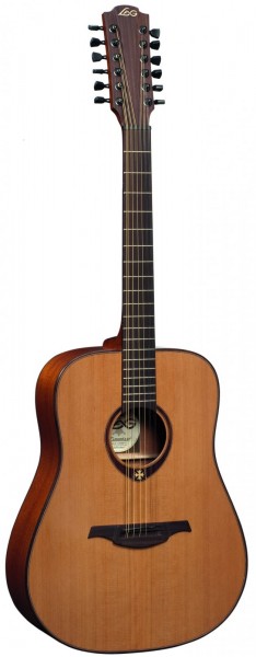 12-ти струнная акустическая гитара LAG T200D12 в магазине Music-Hummer