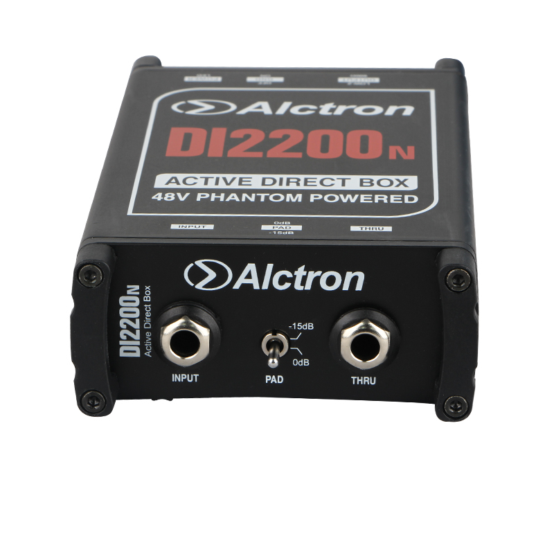 Преобразователь акустического сигнала Alctron DI2200N D.I. Box, активный в магазине Music-Hummer