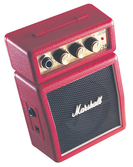 Гитарный усилитель MARSHALL MS-2R-E MICRO AMP (RED) в магазине Music-Hummer