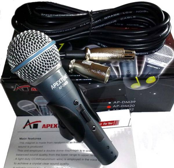 Apextone DM-20 Динамический микрофон в магазине Music-Hummer