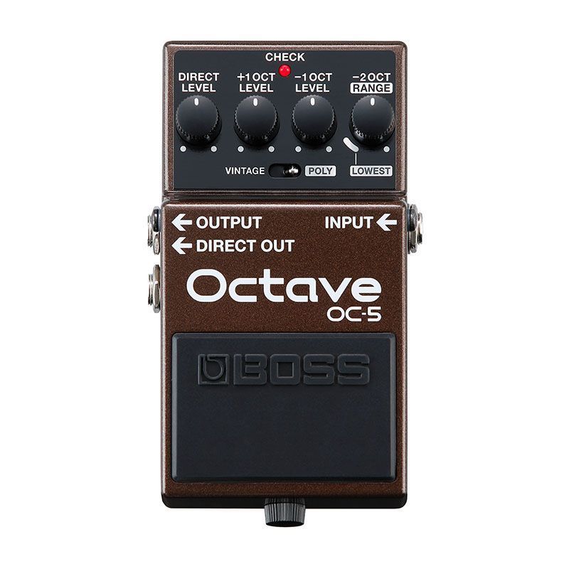 Педаль для электрогитары и бас гитары Boss OC-5 Octave в магазине Music-Hummer