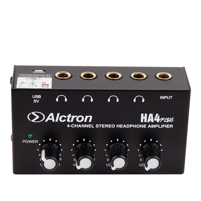 Усилитель для наушников Alctron HA4PLUS, 4 канала в магазине Music-Hummer