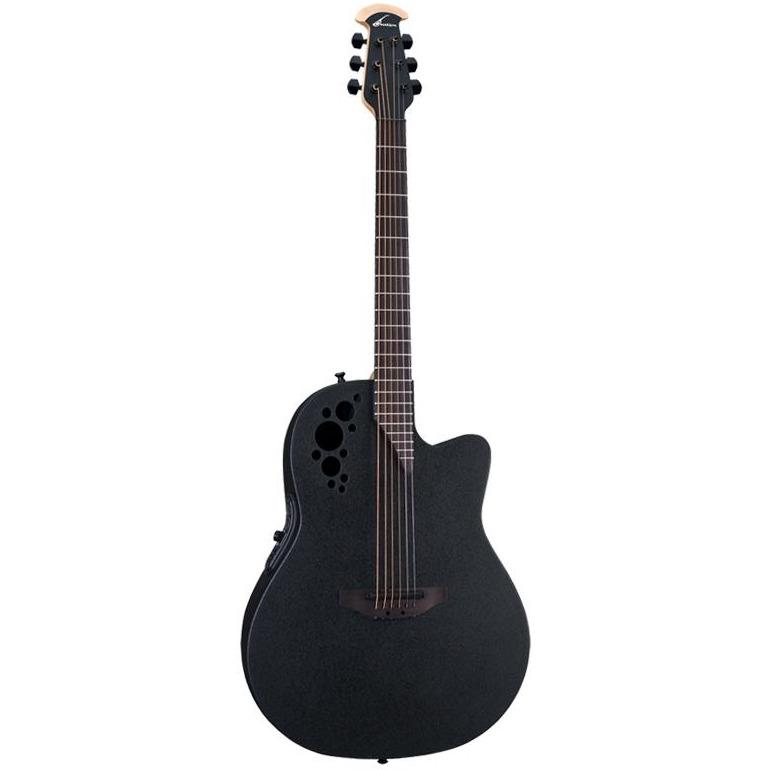 Электроакустическая гитара OVATION 1868TX-5-G Elite TX Super Shallow Black Textured в магазине Music-Hummer