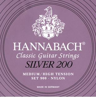 Комплект струн для классической гитары Hannabach 900MHT SILVER 200 в магазине Music-Hummer