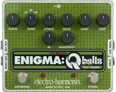 Electro-Harmonix Enigma Qballs SALE  педаль для бас-гитары Envelope Filter в магазине Music-Hummer