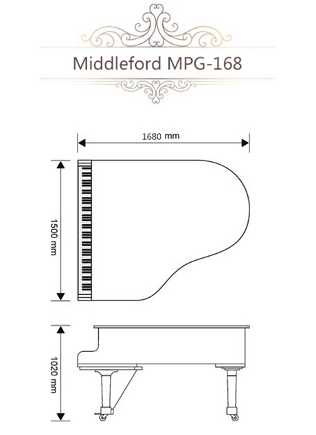 Рояль Middleford MGP-168 в магазине Music-Hummer