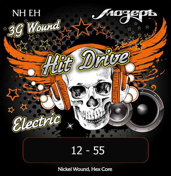 Комплект струн для электрогитары Мозеръ NH-EH Hit Drive в магазине Music-Hummer