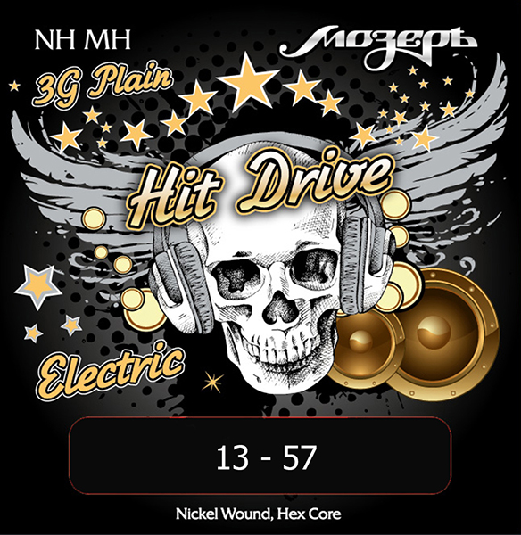 Комплект струн для электрогитары Мозеръ NH-MH Hit Drive в магазине Music-Hummer