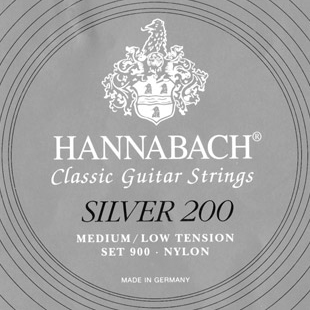 Комплект струн для классической гитары Hannabach 900MLT SILVER 200 в магазине Music-Hummer