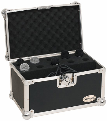 Rockcase RC23220B SALE  кейс из фанеры для 10-ти микрофонов, усиленный в магазине Music-Hummer