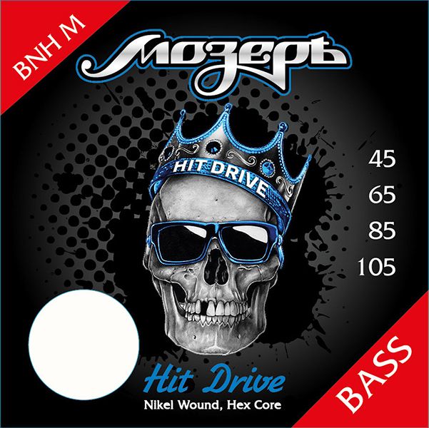 Комплект струн для бас-гитары Мозеръ BNH-M Hit Drive в магазине Music-Hummer