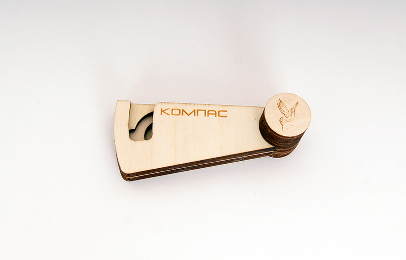 Мастерская Глазырина HV18 Чехол деревянный для варгана Компас в магазине Music-Hummer