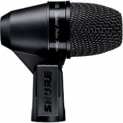 SHURE PGA56-XLR кардиоидный микрофон для ударных и других музыкальных инструментов, c держателем A50D