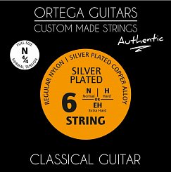 Комплект струн для классической гитары Ortega NYA44N Authentic