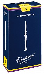 Vandoren CR1035  трости для кларнета Bb, традиционные (синяя пачка), №3.5) (упаковка 10 шт. )