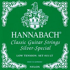 Комплект струн Hannabach 815LT Green SILVER SPECIAL