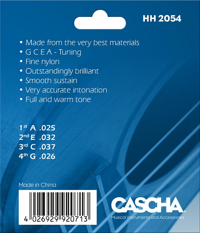 Комплект струн Cascha HH-2054 для концертного укулеле в магазине Music-Hummer