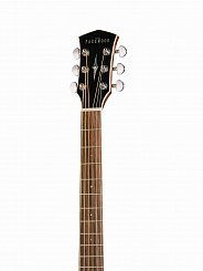 Электро-акустическая гитара, с вырезом, с футляром Parkwood P670