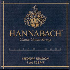 Комплект струн Hannabach 728MT Custom Made Black